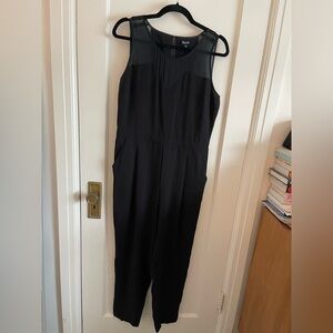 Madewell Sleeveless Black Jumpsuit